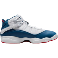 Textile Basketball Shoes Nike Jordan 6 Rings M - White/University Red/Light Steel Grey/True Blue