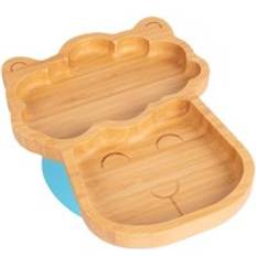 Tiny Dining Llama Bamboo Baby Suction Plate Blue One Size