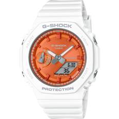 G-Shock Unisex Wrist Watches G-Shock Analog Digital White Resin Watch, 42.9mm, GMAS2100WS7A White