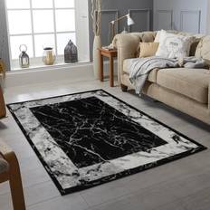 Metro Lane Millburn Dhurrie Rug Black