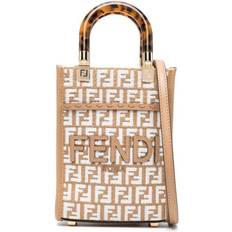 Fendi Sunshine mini leather tote bag