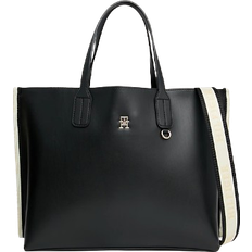 Tommy Hilfiger Iconic Detachable Strap Satchel - Black