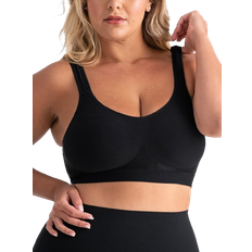 Shapermint Truekind Daily Comfort Wireless Shaper Bra - Black