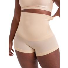 Shapermint Essentials All Day Every Day High Waisted Shaper Boyshort - Beige