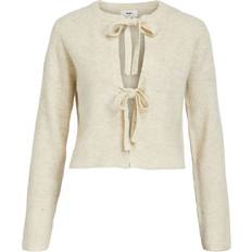 Slim - Women Cardigans Object Cropped Reversible Cardigan - Sandshell