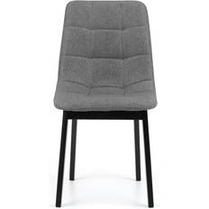 Julian Bowen Set Of 4 Hayden Grey/Black Kitchen Chair 84.5cm