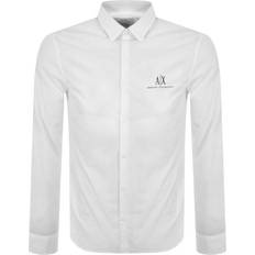 Armani Exchange Men - White Clothing Armani Exchange Poplin Shirt - White