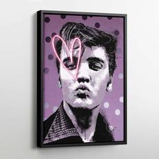 Marlow Home Co Elvis Neon Heart Art Prints on