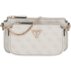 Guess Noelle 4G Logo Mini Crossbody Bag - White Multi