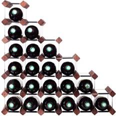 Mensolas - Stairs - 27 bottles Wine Rack 60.5x60.5cm