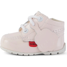 Pink First Steps Children's Shoes Kickers Baby Kick Hi Patent Leather - Light Pink