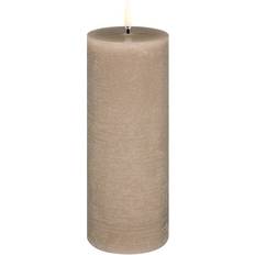 Uyuni Block Light Sandstone LED Candle 20cm