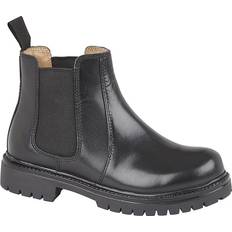 Roamers Roamers Boys Space Leather Ankle Boots 10 Child Black