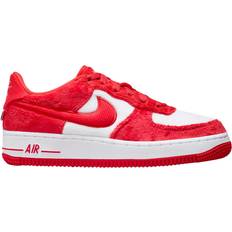 Nike Air Force 1 GS - Fire Red/White/Pink Foam/Light Crimson