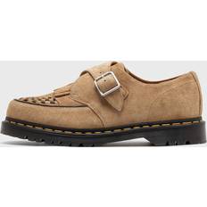 Men Monks Dr. Martens Ramsey Suede Kiltie Buckle Creepers - Savannah Tan