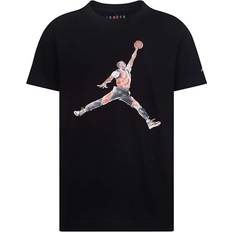 Nike Big Kid's Jordan Watercolor Jumpman Graphic T-shirt - Black