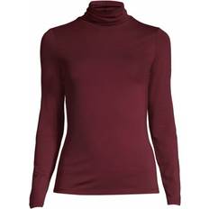 Lands' End Women Jumpers Lands' End Women Plus Lightweight Fitted Long Sleeve Turtleneck