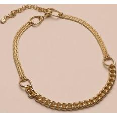 Lucky Brand Gold-Tone Chain Necklace, 15-1/2" 3" extender Gold