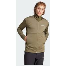 Adidas Men - Multicoloured Clothing adidas Men Terrex Multi Light Fleece Full Zip Jacket Brown