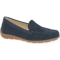 Gabor Moccasins Gabor Women's Eldon Womens Moccasins Blue Nubuck blue nubuck