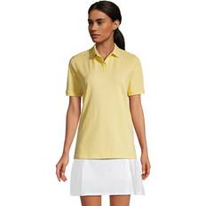 Lands' End Women Polo Shirts Lands' End School Uniform Women Short Sleeve Mesh Polo Shirt