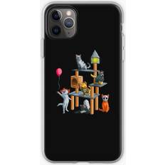 Famgem Phone Case Funny Cat Horror Movies Cute Halloween for Cat Kitty Lovers for iPhone Samsung 14 13 12 11 Plus Pro Max Galaxy S23 S22 Ultra Note 20 10