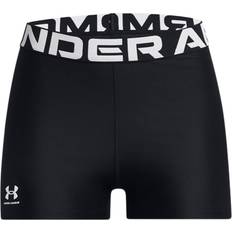 Under Armour Women Shorts Under Armour Women's HeatGear Shorty Black White