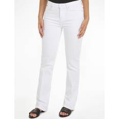Tommy Hilfiger Women Jeans Tommy Hilfiger Mid Rise Bootcut White Jeans TH OPTIC WHITE