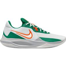 Green - Women Basketball Shoes Nike Precision 6 - White/Malachite/Sundial/Safety Orange