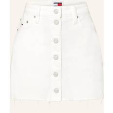 Tommy Hilfiger Skirts Tommy Hilfiger Izzie Button-Thru Denim Mini Skirt ANCIENT WHITE