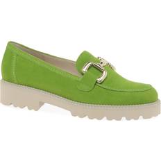 Green Loafers Gabor Women's Donna Womens Loafers Green Sde green sde