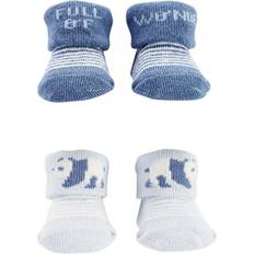 Blue Baby Booties Children's Shoes Carter's Baby Boys Booties, Pack of Blue