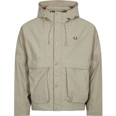 Fred Perry Women Outerwear Fred Perry Cropped Parka, Beige