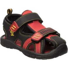 Rugged Bear Toddler Boys Fireman Double Lightweight Sandals Black/Red