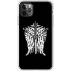 Samsung Galaxy S23 Ultra Mobile Phone Covers Famgem Angel Wings and Crossbow Case for iPhone/Samsung