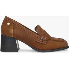 Radley Thistle Row Block Heel Suede Loafers