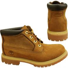 Timberland Women Chukka Boots Timberland 3.5 Adults' Nellie Lace Up Rust Leather Womens Ankle Chukka Boots A1GYM X2A