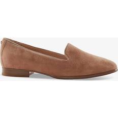 Brown Loafers Dune Glassi Leather Loafers, Camel