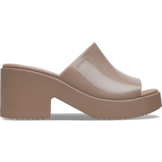 Crocs Brooklyn High Shine Heel - Latte