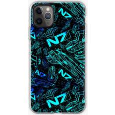 Famgem Paragon Shepard Pattern Effect Mass Gaming Gamer Sci Fi Case for iPhone/Samsung