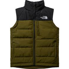 The North Face Kid's Circular Vest - Forest Olive/Tnf Black