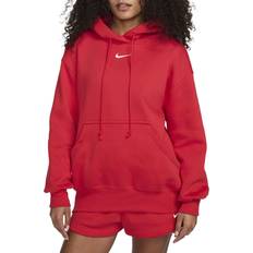 Nike Sportswear Phoenix Fleece Oversized Pullover Hoodie Women's - University Red/Sail