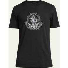 Moncler Men Tops Moncler Black Graphic T-Shirt