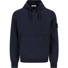 Stone Island Fleece Hoodie - Blue