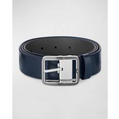 Montblanc Men's Rectangle-Buckle Reversible Leather Belt, 35mm