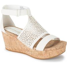 Baretraps Women's Raisie Wedge Sandals Cream