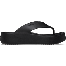 Thong Shoes Crocs Getaway Platform Flip - Black