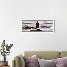 Lark Manor The Wanderer Above The Sea of Fog David Friedrich Painting on