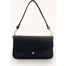 Apatchy London The Munro Black Leather Shoulder Bag