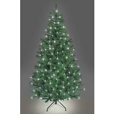 White Christmas Trees Shatchi 10Ft Pre-Lit Artificial Alaskan Pine Decorations Metal Christmas Tree